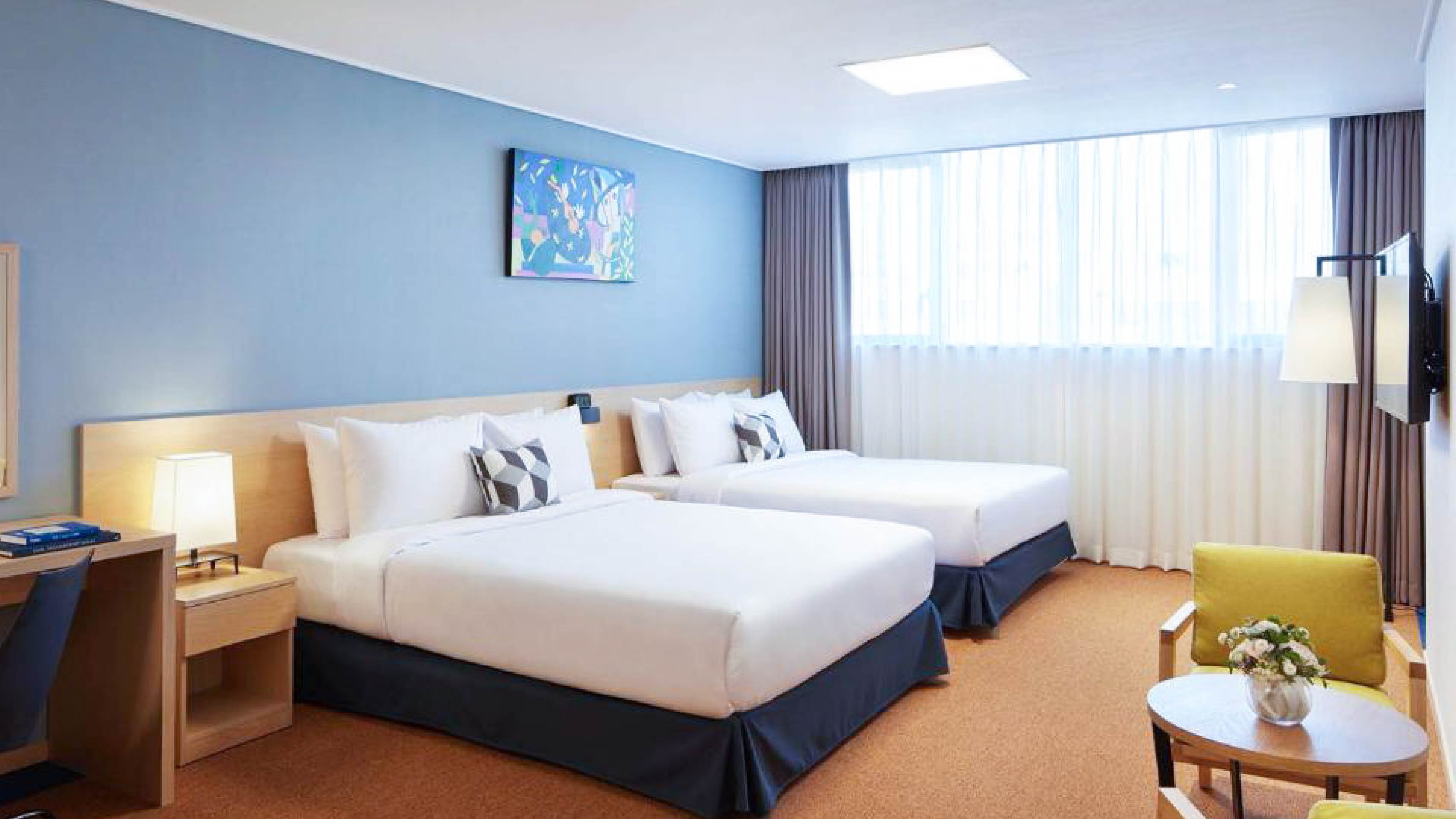Hotel Whistlelark Jeju 客房空間